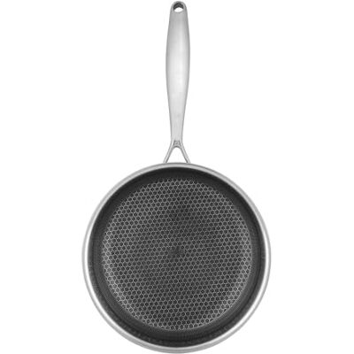 Sitram 715064 Pan van roestvrij staal, diameter 24 cm, honingraatcoating, anti-aanbaklaag, krasbestendig, PFOA-vrij, voor alle warmtebronnen, inclusief inductie Sitram 715064 Pan van roestvrij staal, diameter 24 cm, honingraatcoating, anti-aanbaklaag, krasbestendig, PFOA-vrij, voor alle warmtebronnen, inclusief inductie