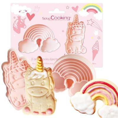 OEM - Unicorn Rainbow - 5.5x7.6 cm - Cookie cutters OEM - Unicorn Rainbow - 5.5x7.6 cm - Cookie cutters
