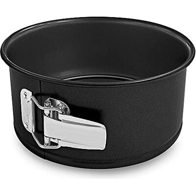 Guardini Gardenia Open taartvorm, diameter 20 cm, hoge rand, staal met antiaanbaklaag, zwart Guardini Gardenia Open taartvorm, diameter 20 cm, hoge rand, staal met antiaanbaklaag, zwart