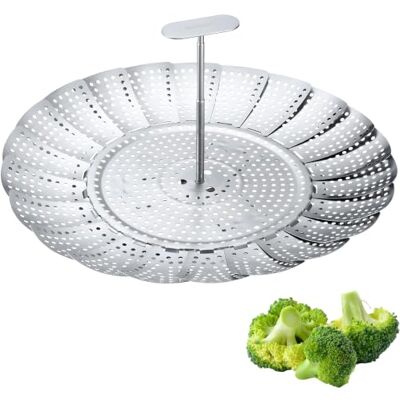 Westmark Grote stoominzet – het verstelbare inzetstuk is ideaal voor het stomen van groenten en meer in potten met een diameter van 18-28 cm, vaatwasmachinebestendig – roestvrij staal en siliconen Westmark Grote stoominzet – het verstelbare inzetstuk is ideaal voor het stomen van groenten en meer in potten met een diameter van 18-28 cm, vaatwasmachinebestendig – roestvrij staal en siliconen
