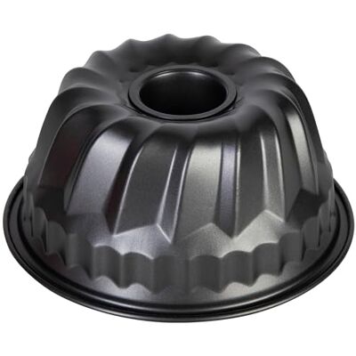 wenco Mini-tulbandvorm, 18 cm, hoogwaardige antiaanbaklaag, robuust staal, gelijkmatige warmteverdeling, klassiek grijs, ideaal voor kleine cakes, gemakkelijk te reinigen wenco Mini-tulbandvorm, 18 cm, hoogwaardige antiaanbaklaag, robuust staal, gelijkmatige warmteverdeling, klassiek grijs, ideaal voor kleine cakes, gemakkelijk te reinigen