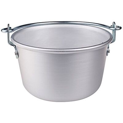 Agnelli Pan met Handvat en Gebogen Rand - Kookgerei Agnelli Pan met Handvat en Gebogen Rand - Kookgerei