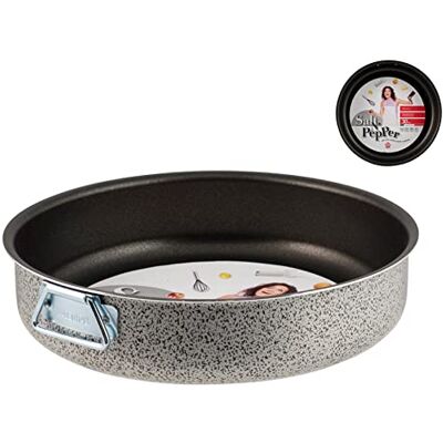 HOME Salt N'Pepper bakvorm van aluminium, anti-aanbaklaag, 20 cm HOME Salt N'Pepper bakvorm van aluminium, anti-aanbaklaag, 20 cm