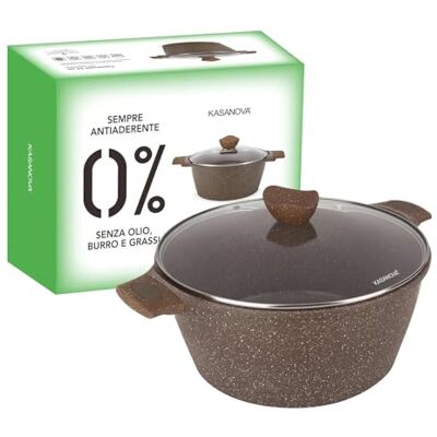 Kasanova 28cm Non-stick Kookpan - Voor Alle Kookplaten Kasanova 28cm Non-stick Kookpan - Voor Alle Kookplaten