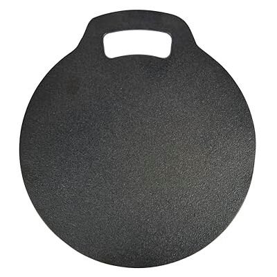 KitchenCraft Baksteen met antiaanbaklaag en recepten in geschenkdoos, rond, gietijzer, 27 cm x 6,5 mm KitchenCraft Baksteen met antiaanbaklaag en recepten in geschenkdoos, rond, gietijzer, 27 cm x 6,5 mm