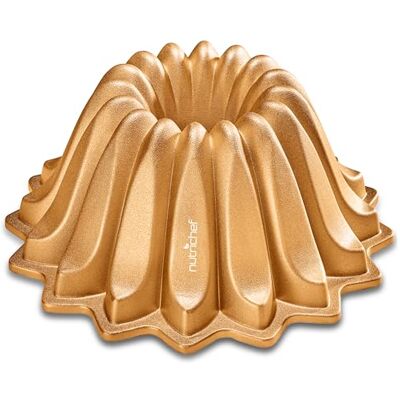 NutriChef Tulband Bakvorm – Spring Water Fluted Bundt Cake Pan – Ideaal voor Taarten & Cake – Extra Dikke Die-Cast Aluminium met 2-Laag Non-Stick Coating – Oven- & Vaatwasserbestendig NutriChef Tulband Bakvorm – Spring Water Fluted Bundt Cake Pan – Ideaal voor Taarten & Cake – Extra Dikke Die-Cast Aluminium met 2-Laag Non-Stick Coating – Oven- & Vaatwasserbestendig