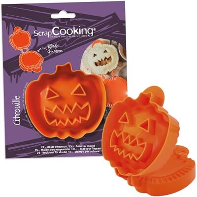 ScrapCooking Pompoen Pantoffelvorm, Halloween-vorm voor chocolade appelpantoffels, cake, gebak, verjaardag ScrapCooking Pompoen Pantoffelvorm, Halloween-vorm voor chocolade appelpantoffels, cake, gebak, verjaardag