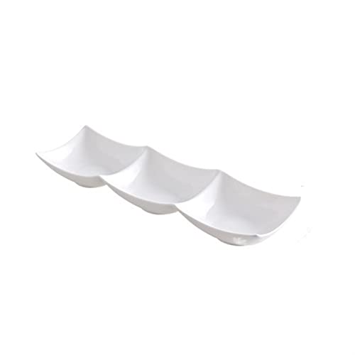 YYUFTTG -platen White Dessert Plate Nut Tray Dessert Plate (Color : 2)