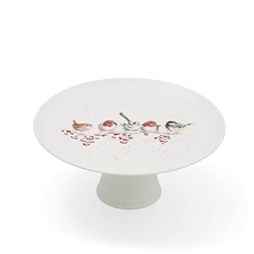 Royal Worcester Footed Cake bord (One Snowy Day)