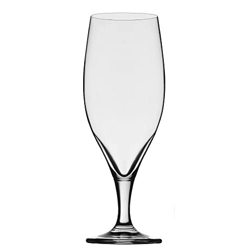Stölzle Lausitz Bierglazen Iserlohn, set van 6 pils-glazen, 0,4 liter, biertulpje, bierglas, 0,4 liter, van kristalglas, bierglazen, 0,4 liter, vaatwasserbestendig