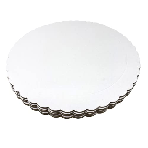 Decoracion Dulce Extra sterke taartbodem, 25 cm x 3 mm, wit, 10 stuks