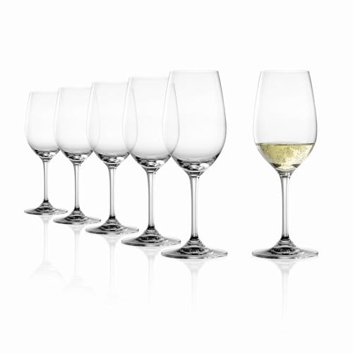 Stölzle Lausitz Wittewijnglazen Event/witte wijnglazen set van 6 / wijnglazen kristalglas/wijnglas/witte wijnglas/hoogwaardige wijnglazen set/wijnglazen Stölzle