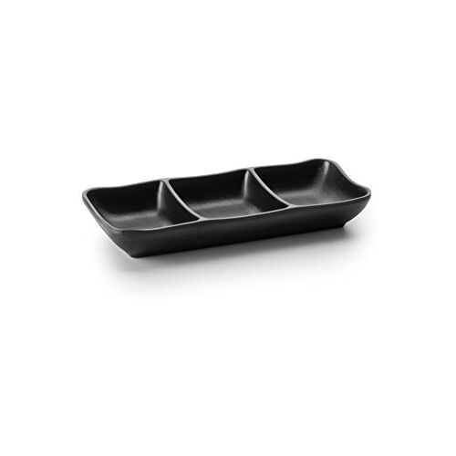 Lacor SCHOTEL 3 MELAMINE SAUZEN ZWART 19X8X3 CM