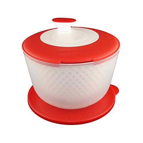 Tupperware Slacentrifuge sla-carrousel 3,8 l rood-wit D226 slacarrousel