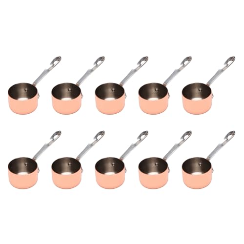 rieder 10 x sauzen boten koper gecoat sauzen kopjes melk friet sauzen kopjes Western restaurant speciale koperen pot 3,8 cm