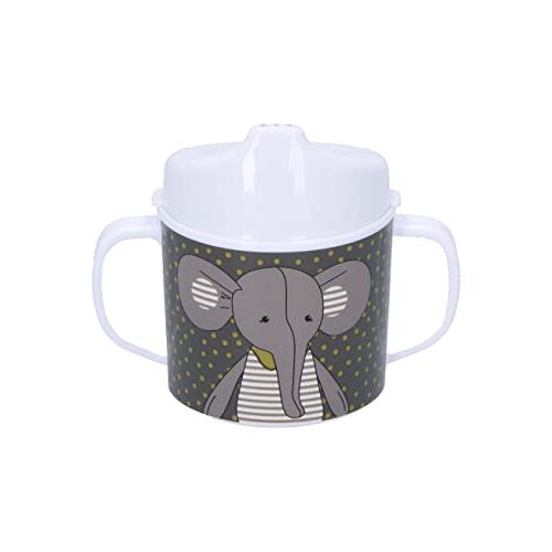 Sterntaler Baby Unisex drinkbeker baby kinderen mok olifant en haas drinkbeker drinkfles donkergroen