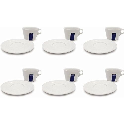 Lavazza 6 X 6 oz Cappuccino Kopjes en Schotels