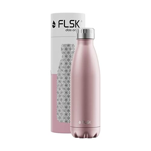 FLSK Roségoud 500 ml drinkfles, roestvrij staal, 500 ml