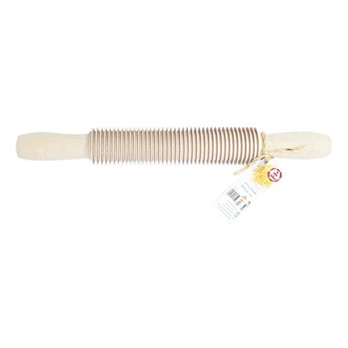 Les pâtes de Léonard Les pastes de Leonard LPDL400 Spaghettirol, 32 cm, houten rol voor het maken van spaghetti, voor thuis, spaghetti en pasta, lang cadeau-idee voor keuken