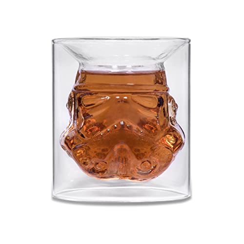 Thumbs Up ThumbsUp Origineel Stormtrooper whiskyglas, omgekeerd transparant, voor whisky, bourbon en scotch, 150 ml, perfect whiskyglascadeau voor mannen