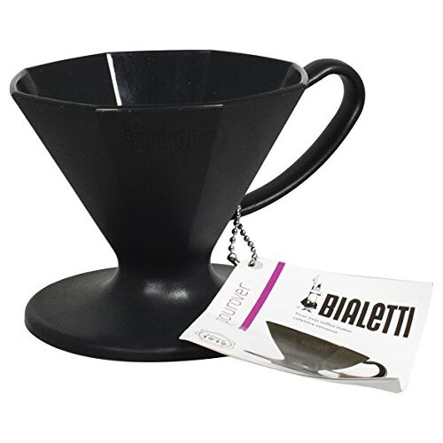 Bialetti Koffiefilter 6360 koffiefilter, zwart, 15 x 11 x 10 cm