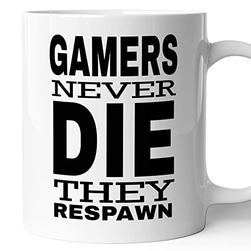 AL PRODUCTION Mok – Gamers Never die THEY RESPAWN – cadeau-ideeën