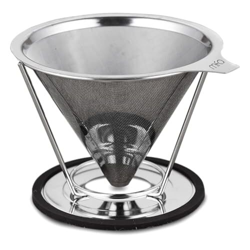 mfa ®   Herbruikbare koffiefilter   Chemex filter   Herbruikbaar koffie filter   Coffee dripper ideaal voor filterkoffie   Koffiezetapparaat   Pour over drip coffee   Koffiefilterhouder nr 4