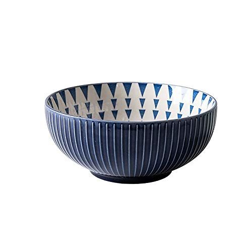 YYUFTTG -kom Keramische Relief grote kom soep Bowl Large Noodle Bowl Huis Grote Salad Bowl tafelgerei (Color : 2)