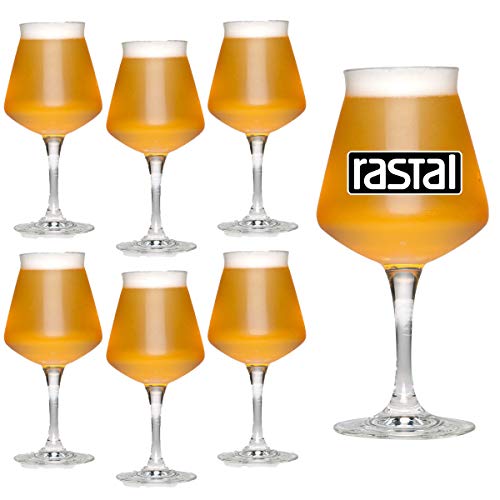 Rastal 6 ambachtelijke bierproeverij glazen model TEKU 3,0-42 cl. (14,8 Imp.FL.oz.)