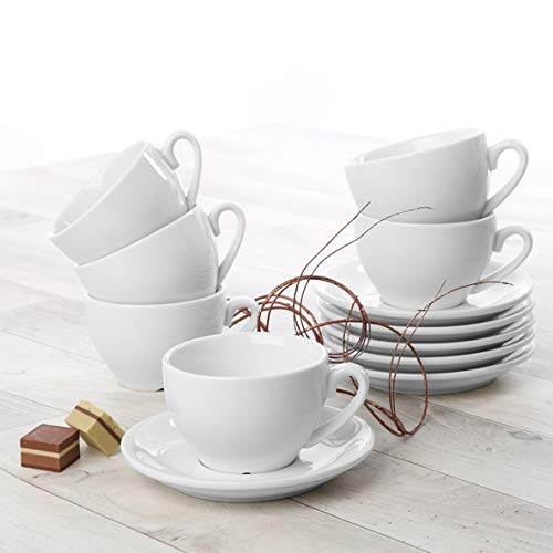 Holst Porzellan Cappuccinokopjes"Classico" set 12-delig.