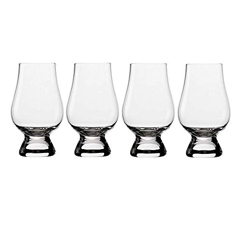 Stölzle Lausitz The Glencairn Glazen whiskyglazen, set van 4 stuks, whiskyglas met 190 ml inhoud, elde whiskyglazen van hoogwaardig kristalglas, vaatwasmachinebestendig