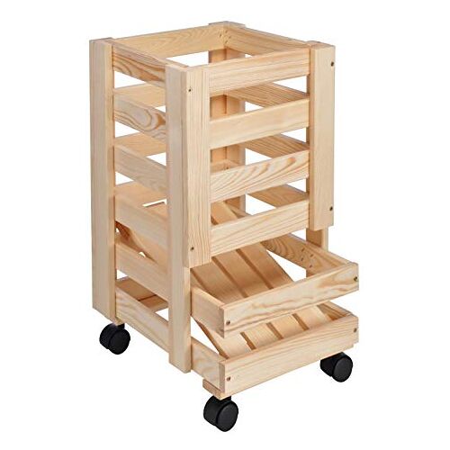 HI aardappelkist fruitkist houten kist voor aardappelen appels 30x37x52,5cm 90000