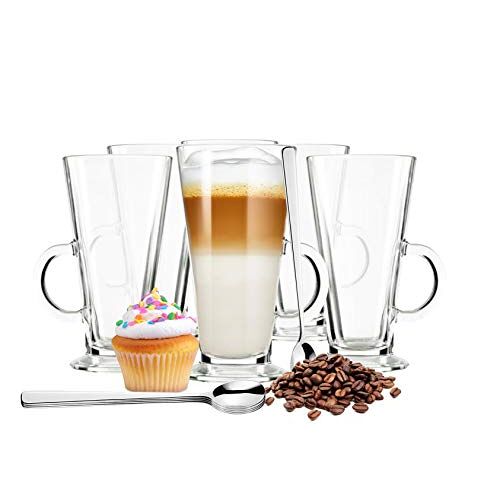Sendez 6 latte macchiato glazen koffieglazen theeglas