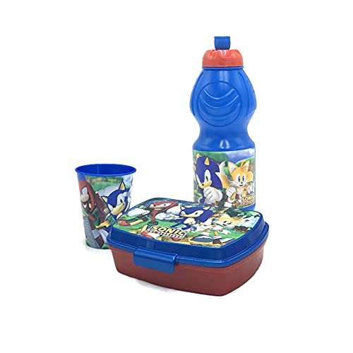 ICE TOYS ICELAND Snackset van kunststof, 400 ml, 1 kopje, 1 container (Sonic)