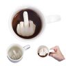 CTTPEG Keramische middelvinger koffiemok, middelvinger koffiemok met 3D-grappige middelvinger aan de binnenkant voor de beste aprilgrap, Valentijnsdag, verjaardagscadeau