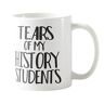 Vixar Tears of My History Students Geschiedenis Leraar Mok 11 oz Grappige Geschiedenis Onderwijs Benodigdheden voor Teacher's Desk Coffee Cup, Grap, Gift