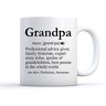 WTOMUG Grandpa Mug, Gifts For Grandpa, Grandfather Coffee Mug, Grandpa Definition, Funny Grandpa Gift, Father's Day Gift