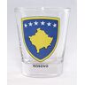 World By Shotglass Kosovo Coat of Arms Shot Glass