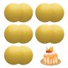 Eowppue Cake Board 10 Stuks Cake Plate Cake Board Ronde Cake Base Ronde herbruikbare Cake Base Plates voor vervoer voor het vervoer van taarten en cakes (Ø 20 cm/8 inch & Gold）