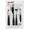 Guzzini Feeling, 24-delige bestekset, grijs, 15,8 x 7,5 x h25,5 cm