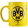 Borussia Dortmund , BVB-mok gele muur, geel, 1 stuk (1 stuk), 0,3 l