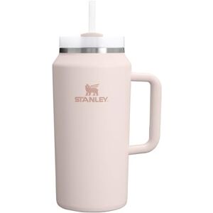 Stanley 1913 Quencher H2.0 Flowstate Tumbler 1.9L 15 Uur Koud 60 Uur Met Ijs Drinkfles Met Rietje, Handvat En Deksel Vaatwasmachinebestendig Thermosbeker Voor Koude Dranken Rose Quartz Stanley 1913 Quencher H2.0 Flowstate Tumbler 1.9L 15 Uur Koud 60 Uur Met Ijs Drinkfles Met Rietje, Handvat En Deksel Vaatwasmachinebestendig Thermosbeker Voor Koude Dranken Rose Quartz