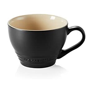 Le Creuset Duży kubek kamionkowy , 400 ml, czarny mat Le Creuset Duży kubek kamionkowy , 400 ml, czarny mat