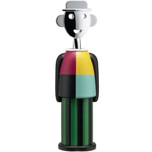 Alessi Alessandro M. Parade AM23A 30 Design kurkentrekker, van AlkiPaper® en Zamak, verchroomd, meerkleurig Alessi Alessandro M. Parade AM23A 30 Design kurkentrekker, van AlkiPaper® en Zamak, verchroomd, meerkleurig