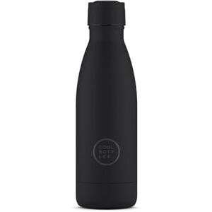Cool Bottles Stainless Steel Water Bottle 350 ml Mono Black 23,5 x 7 cm Luchtdichte thermische fles Koude dranken 36 uur en warme dranken 18 uur Triple-Cool Technologie BPA Vrij Cool Bottles Stainless Steel Water Bottle 350 ml Mono Black 23,5 x 7 cm Luchtdichte thermische fles Koude dranken 36 uur en warme dranken 18 uur Triple-Cool Technologie BPA Vrij