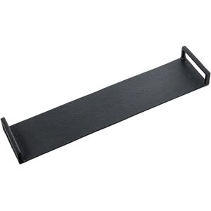 DRW Rechthoekig dienblad met aluminium handgrepen in zwart, 61 x 14 x 5 cm DRW Rechthoekig dienblad met aluminium handgrepen in zwart, 61 x 14 x 5 cm