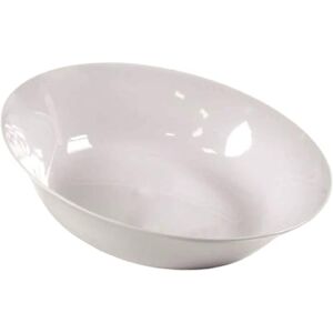 Gicos Set van 18 borden en slakommen van wit melamine, ideaal voor picknick, camping, caravan, camper, zee, Gicos Set van 18 borden en slakommen van wit melamine, ideaal voor picknick, camping, caravan, camper, zee,