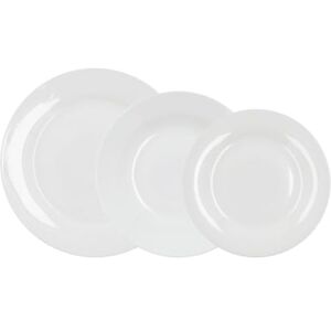 Bidasoa LIS tafelservies van porselein, wit, 18 delen Bidasoa LIS tafelservies van porselein, wit, 18 delen