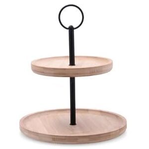 Bidasoa Bamboe-dienblad, 2 niveaus, 20 + 15 x 25 cm, bamboe, niet geschikt voor de magnetron Bidasoa Bamboe-dienblad, 2 niveaus, 20 + 15 x 25 cm, bamboe, niet geschikt voor de magnetron