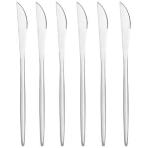 Bidasoa Fosil Set met 6 tafelmessen, roestvrij staal, 23 x 1,2 x 1,1 cm, staal Bidasoa Fosil Set met 6 tafelmessen, roestvrij staal, 23 x 1,2 x 1,1 cm, staal